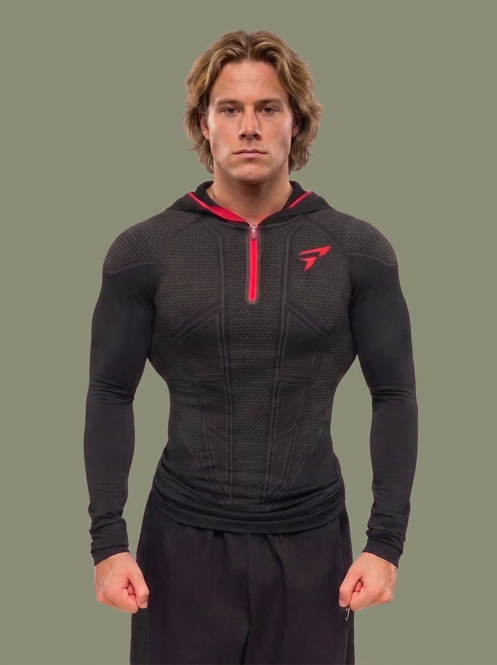 Rageform v5 Seamless Hoodie - Red