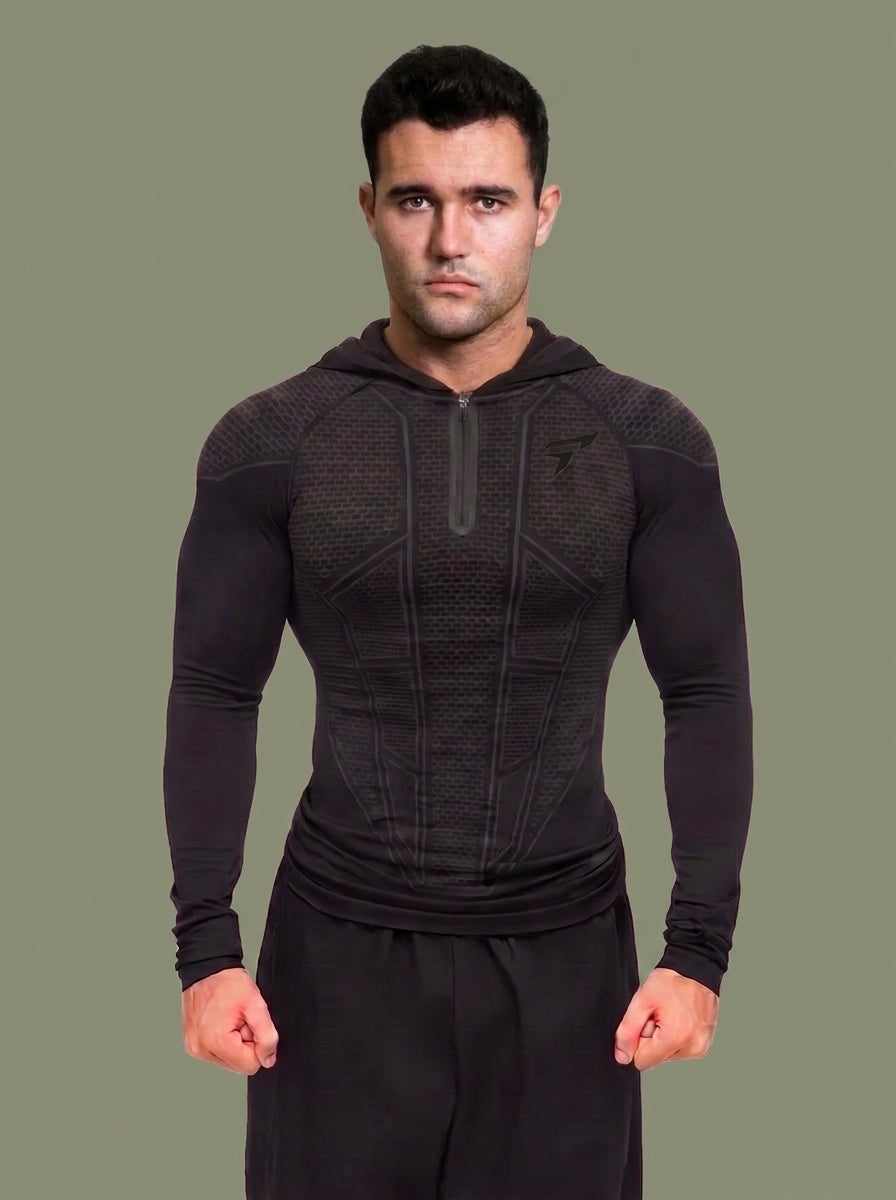 Rageform v1 Seamless Hoodie Black