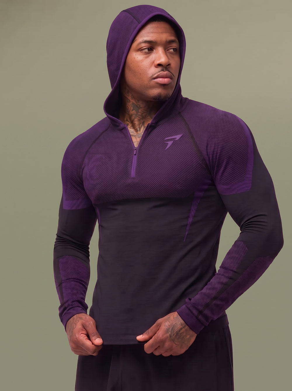 Rageform v1 Seamless Hoodie Purple