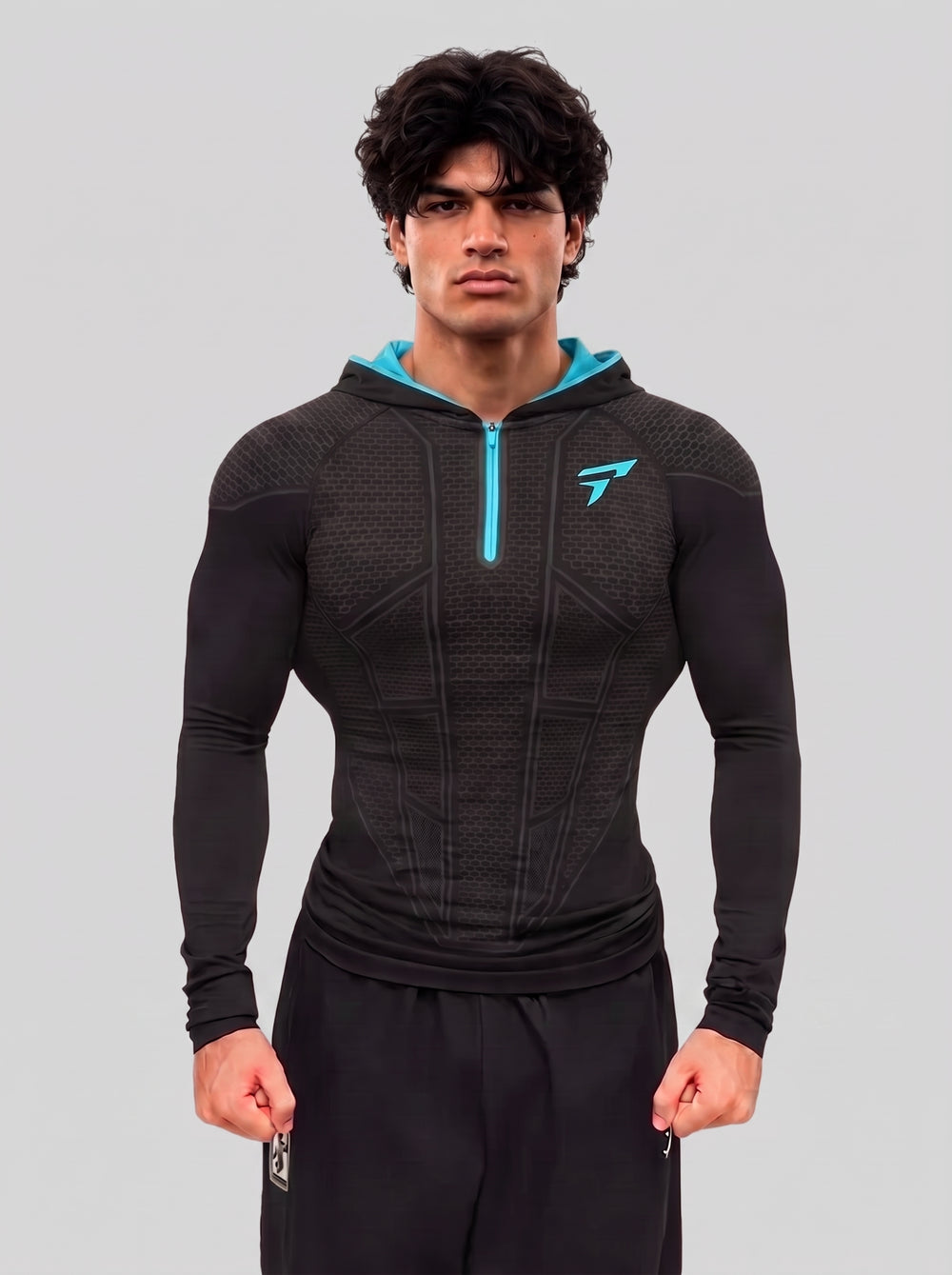 Rageform v5 Seamless Hoodie Blue