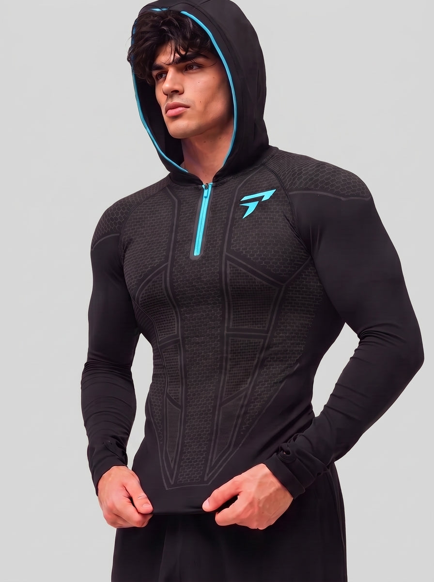 Rageform v5 Seamless Hoodie Blue