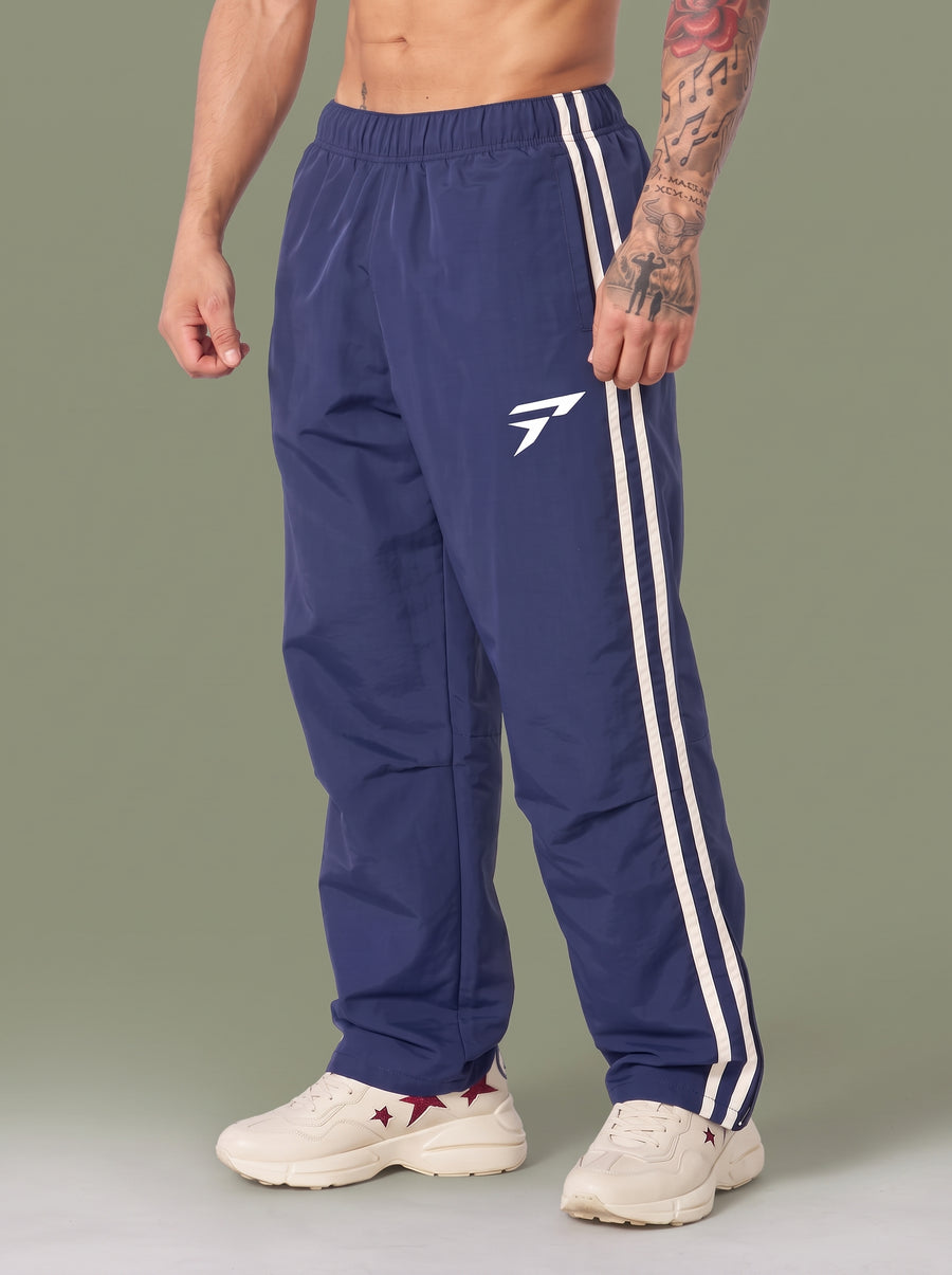 Men’s blue Sports Trouser – Side Stripe