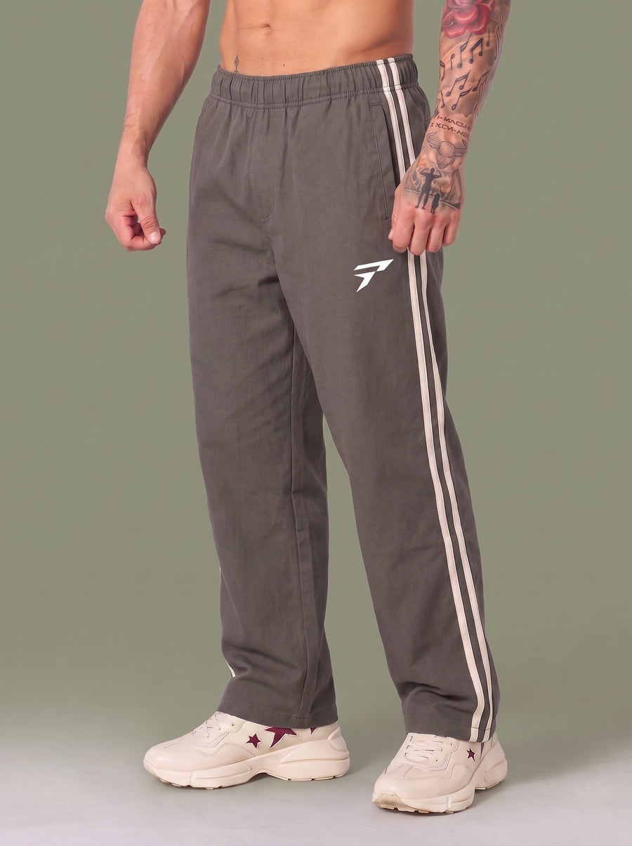 Men’s light brown Sports Trouser – Side Stripe
